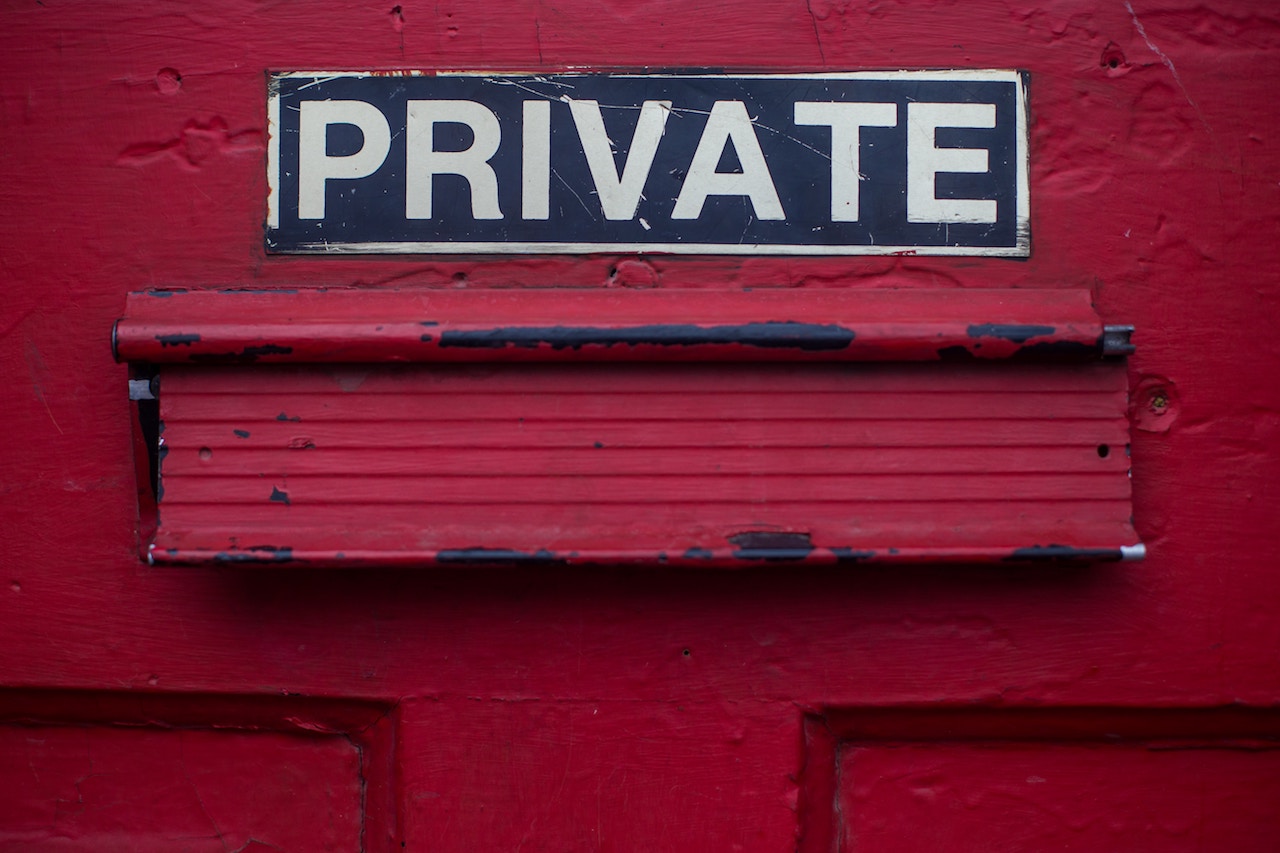 Private, photo by Dayne Topkin on Unsplash
